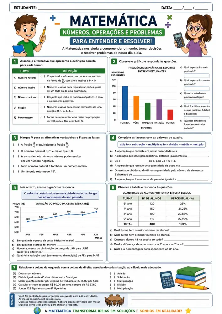 Amostra material de Matemática - Medidas