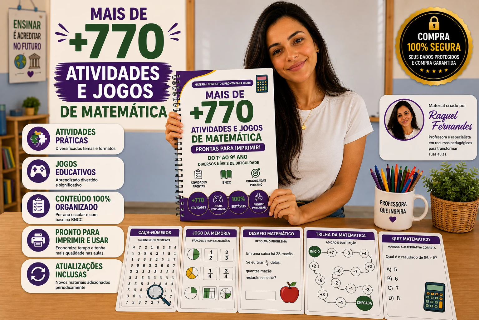 Mais de 770 atividades e jogos de Matemática prontos para imprimir